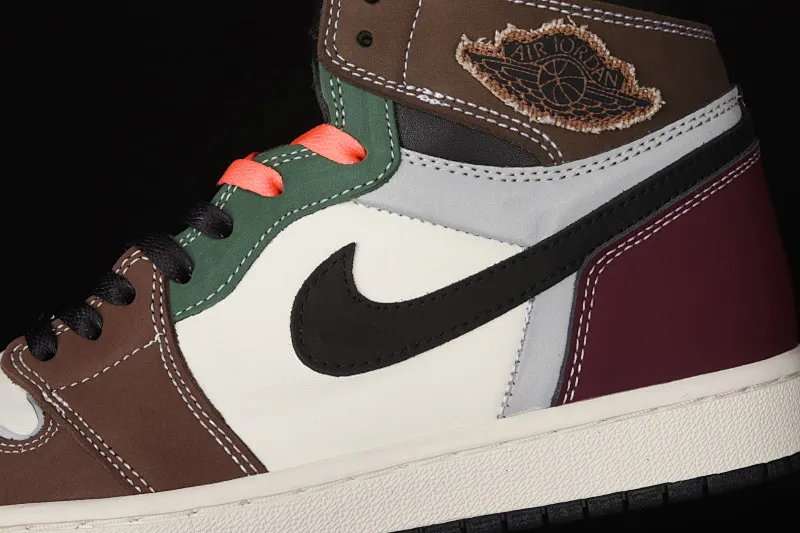 All categories Air Jordan Jordan series basketball shoes Air Jordan 1 High Air Jordan 1 High OG "Hand Crafted" AJ1 Joe 1 color stitching DH3097-001